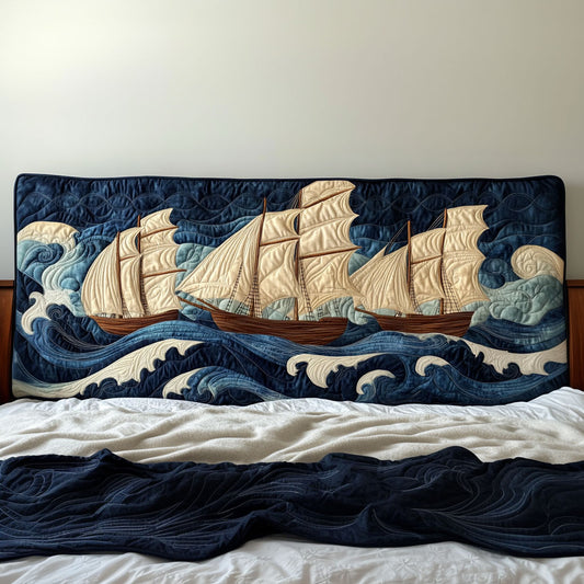 Seafarer’s Dream KL0801023CL Quilted Headboard Slipcover