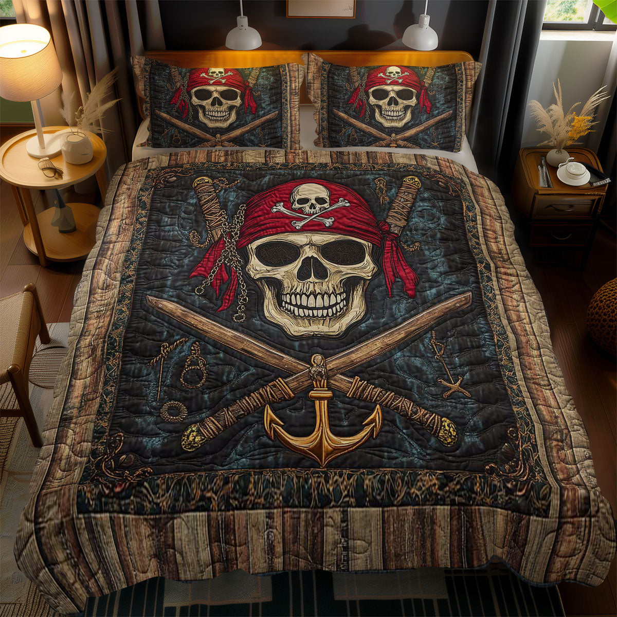 Anchor Of The Skull WN2301045CL Duvet Cover Set