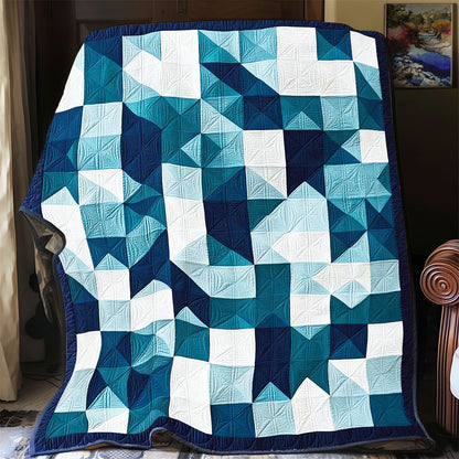 Azure Geometric WP1402055CL Quilt