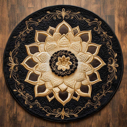 Shadow Flower WN2904100CL Quilted Round Mat