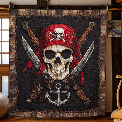 Ruby Head Skull WN2301027CL Quilt