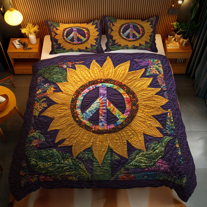 Sunflower Peace Vibes WN1701156CL Duvet Cover Set