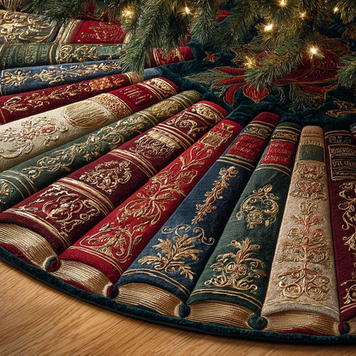 Memories Between Pages XR1111018CL Quilted Christmas Tree Skirt