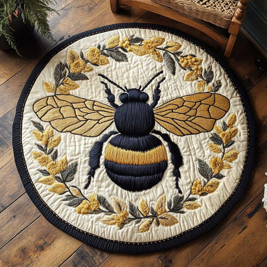 The Busy Bee WN1903069CL Quilted Round Mat