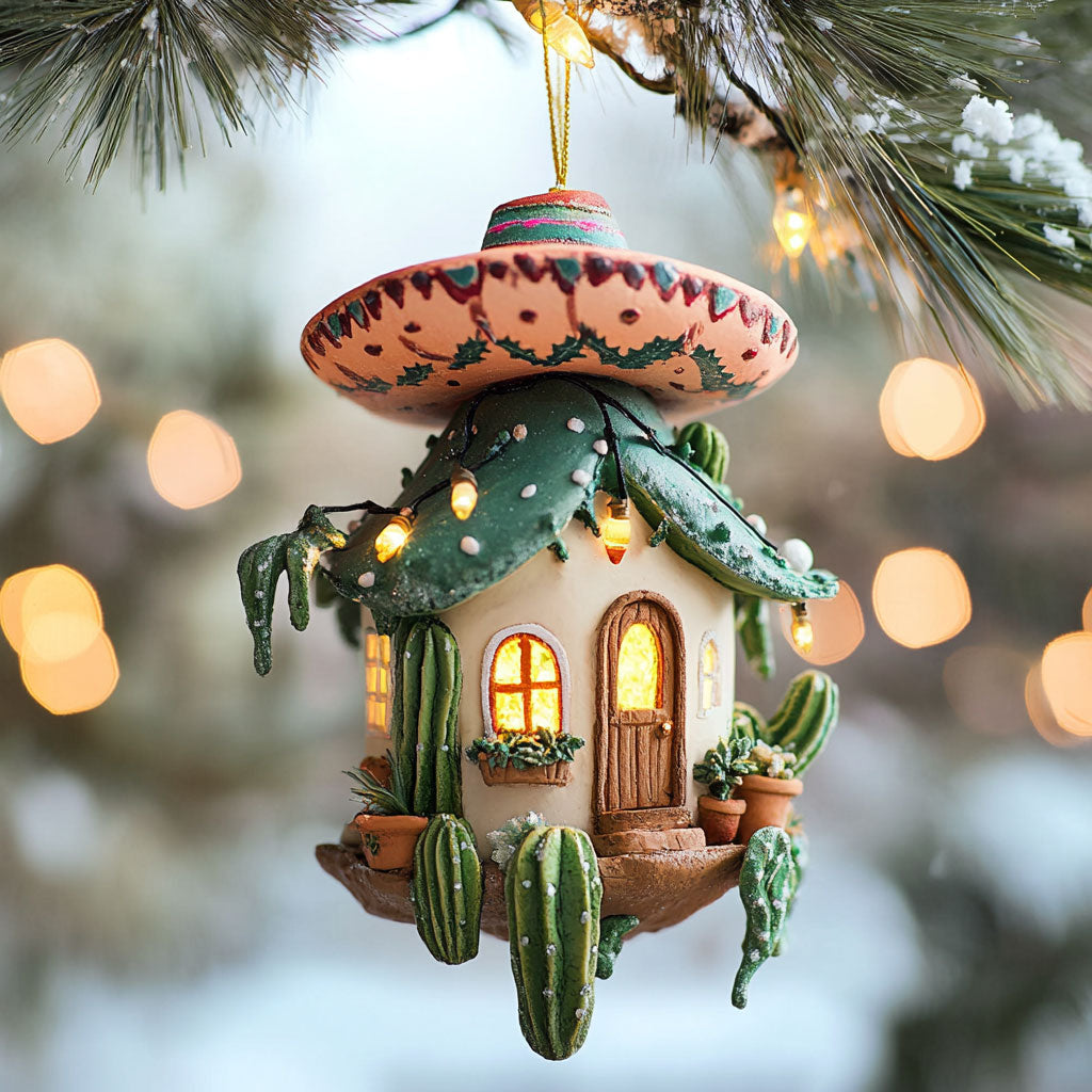 Cactus House Christmas Magic WN1112003CL Christmas Ornament