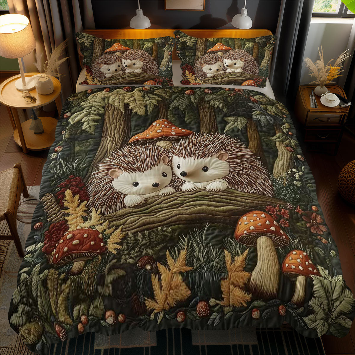 Forest Hedgehog WN1203099CL Duvet Cover Set