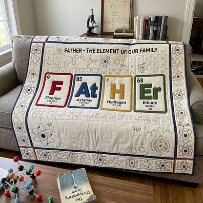 Science Dad Periodic WN1106011CL Quilt