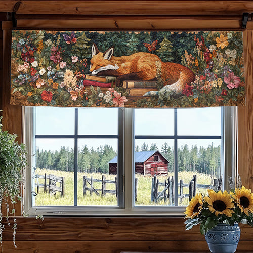 Fox And Petals WN0807045CL Quilted Valance