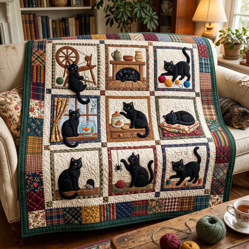 Black Cat Daily Life XR1905003CL Quilt