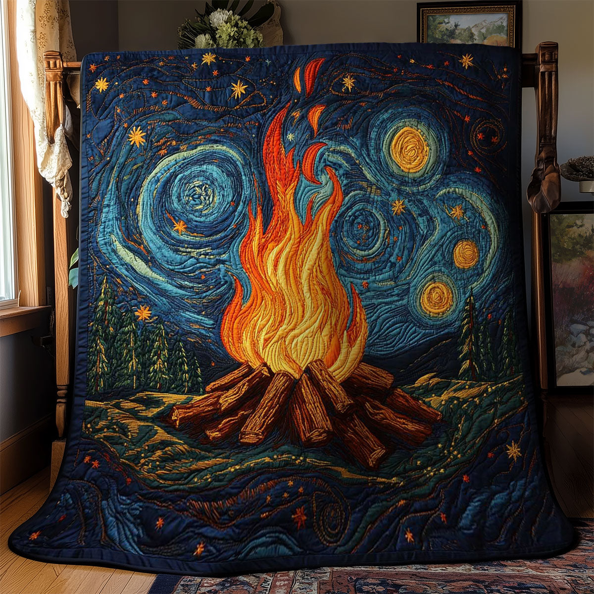 Moonlit Campfire WN1202005CL Quilt