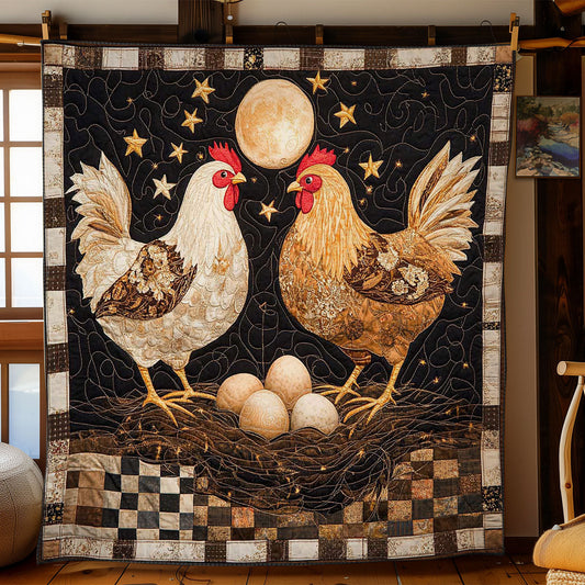 Moonlit Chicken WN1702026CL Quilt