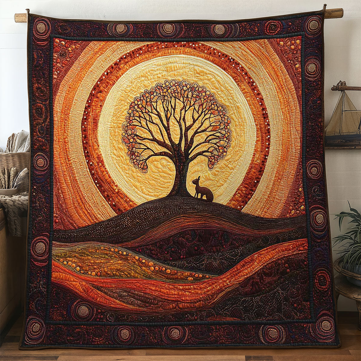 Aboriginal Baobab Connection WN1904002CL Quilt