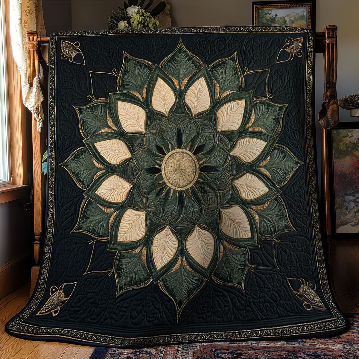 Whispering Flower WN1303048CL Quilt