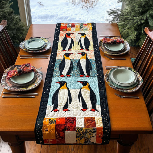Waddle Wonderland WJ2507038CL Quilted Table Runner