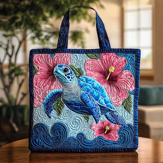 Tropical Turtle QA2911021CL Quilted Tote Bag