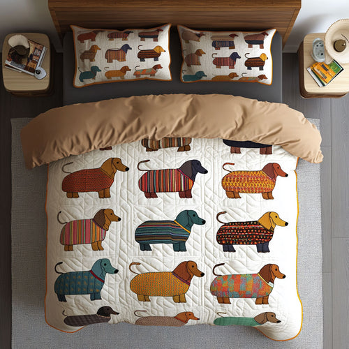 Bold Dachshund WN0601002CL Duvet Cover Set