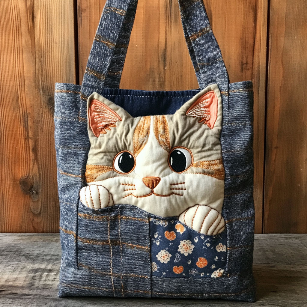 Hollow Kitty CP0312038CL Quilted Tote Bag
