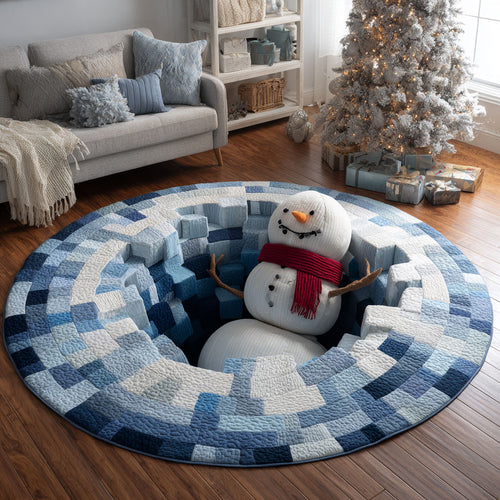 Snow Delight CP1111018CL Quilted Round Mat