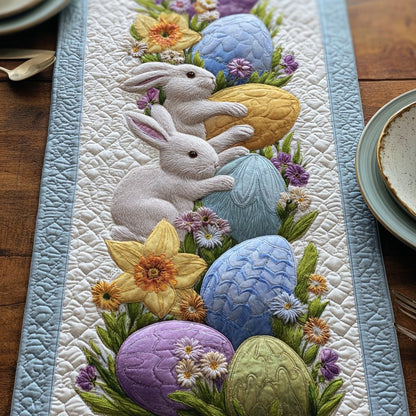 Lovely Bunny XR1201024CL Quilted Table Runner