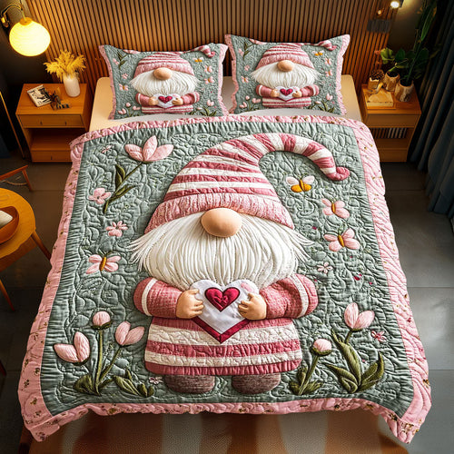 Adorable Valentine Gnome WP2001017CL Duvet Cover Set