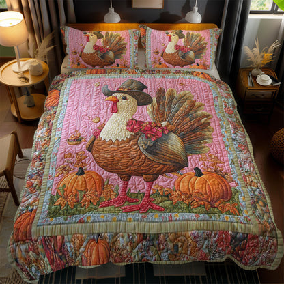 Rustic Turkey Cowboy WN0801099CL Duvet Cover Set