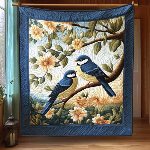 Bluebirds in Bloom KL1301015CL Quilt