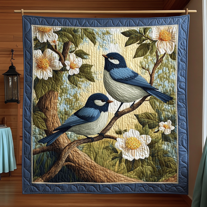 Serene Blue Bird Duo KL1301009CL Quilt