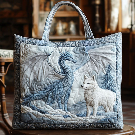 Moonlight Dragon WN0701067CL Quilted Tote Bag