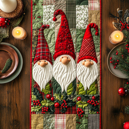 Patchwork Gnome CW1510046CL Quilted Table Runner