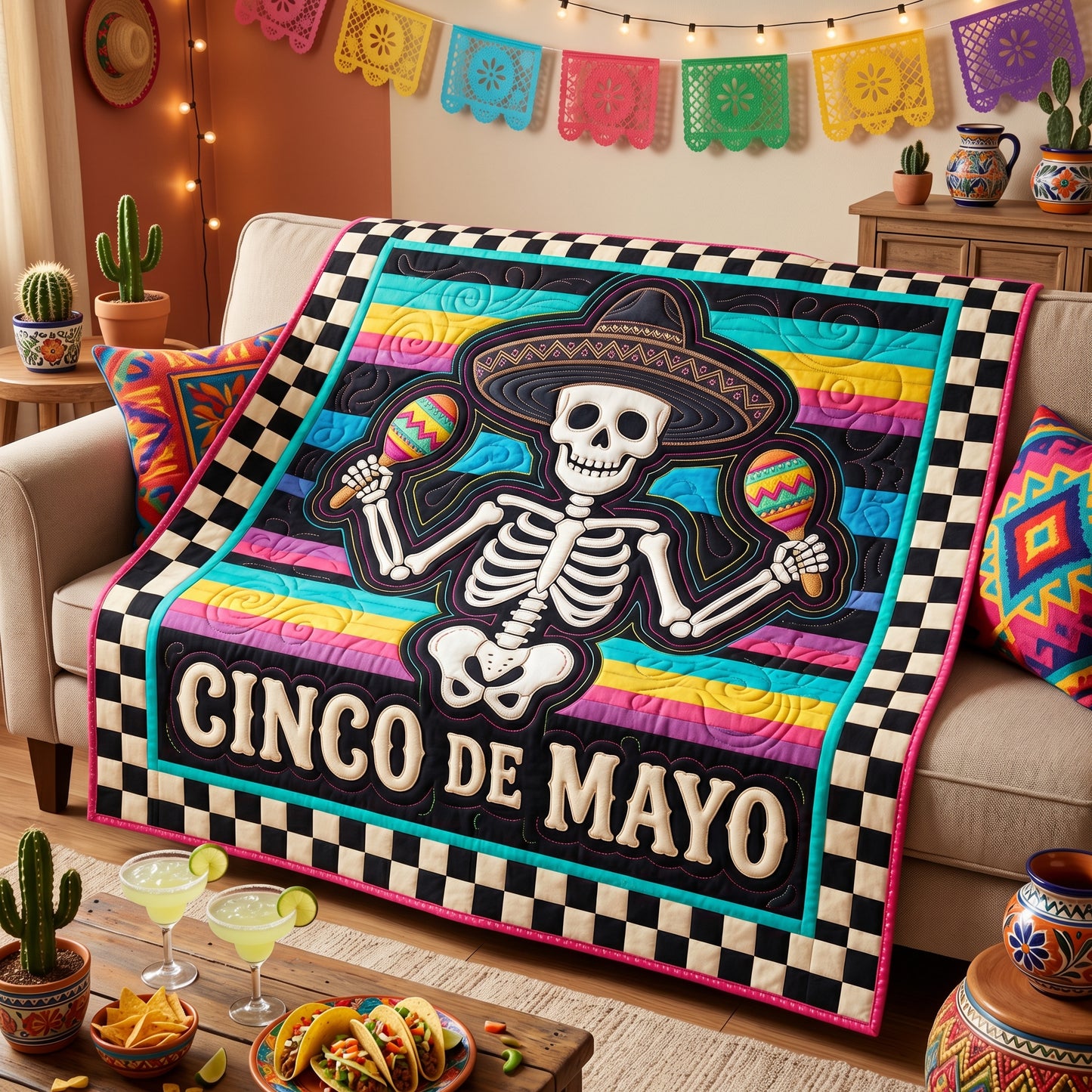 Folklorico Dancer XR1404014CL Quilt