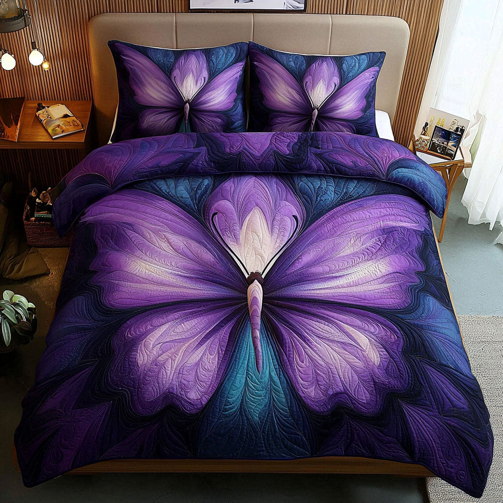 Violet Spirit Butterfly QA1601017CL Duvet Cover Set