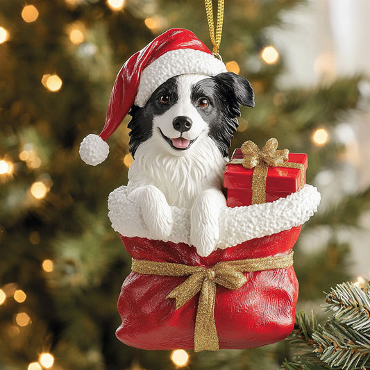 Collie Christmas CP2010002CL Christmas Ornament