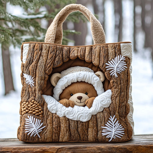 Bear Haven CP0112203CL Quilted Tote Bag