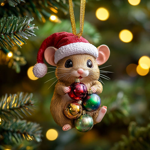 Winter Mouse WN1512066CL Christmas Ornament