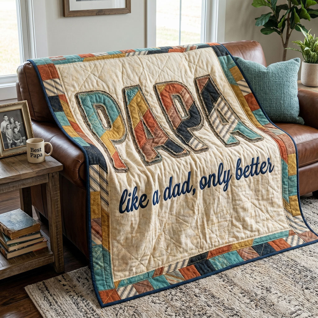Patchwork Papa Love WN1106007CL Quilt