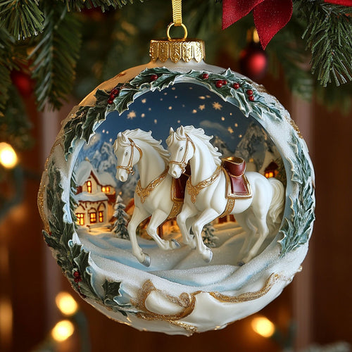Merry Horse Night CW1610012CL Christmas Ornament