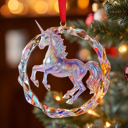 Unicorn Glow CW0112074CL Christmas Ornament