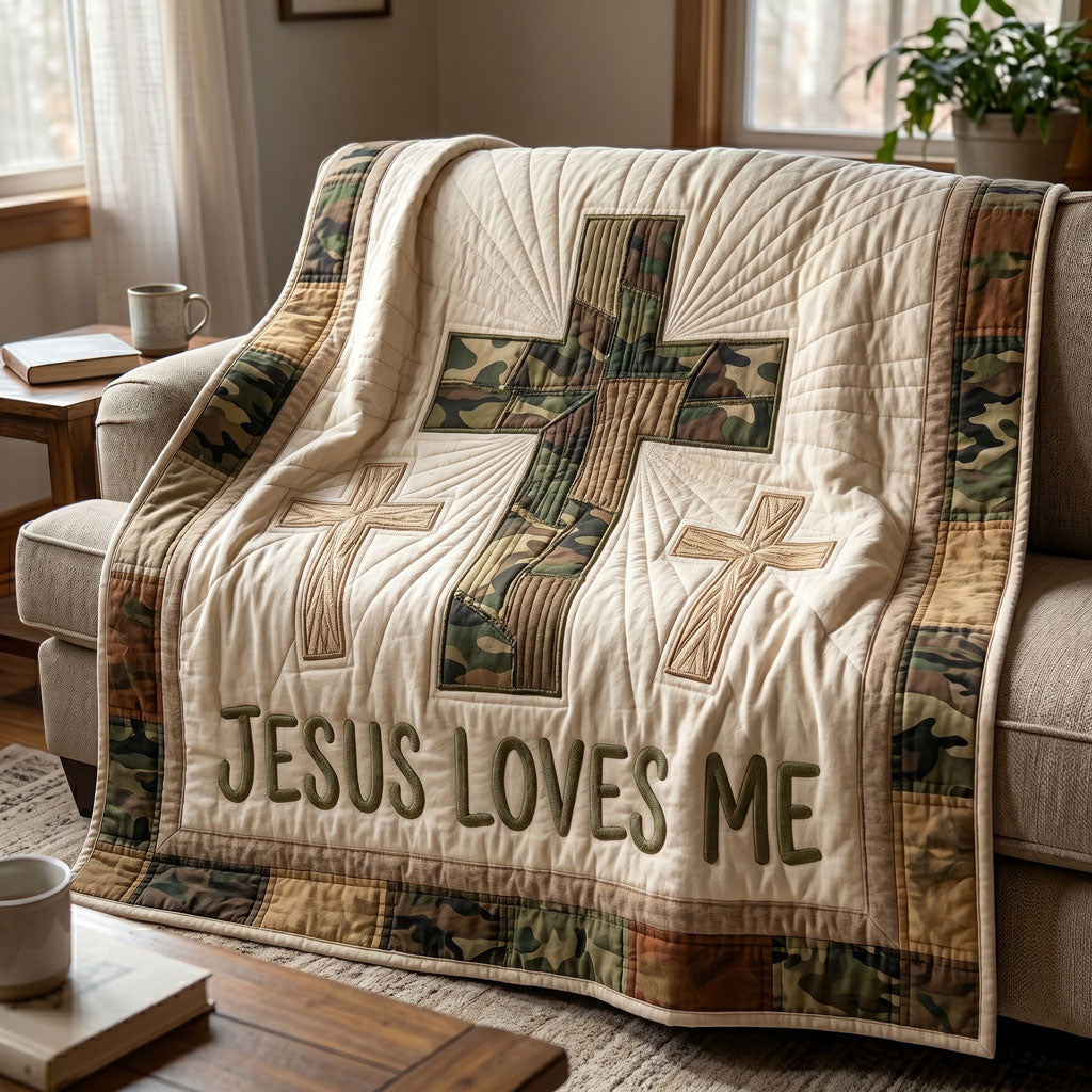 Camo Jesus Love WN2104006CL Quilt