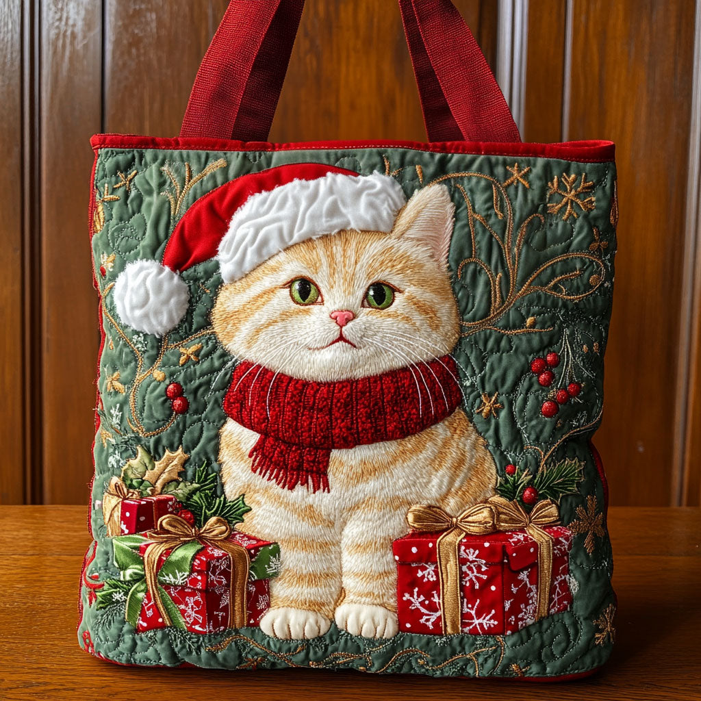 Holly Cat CP3010031CL  Quilted Tote Bag