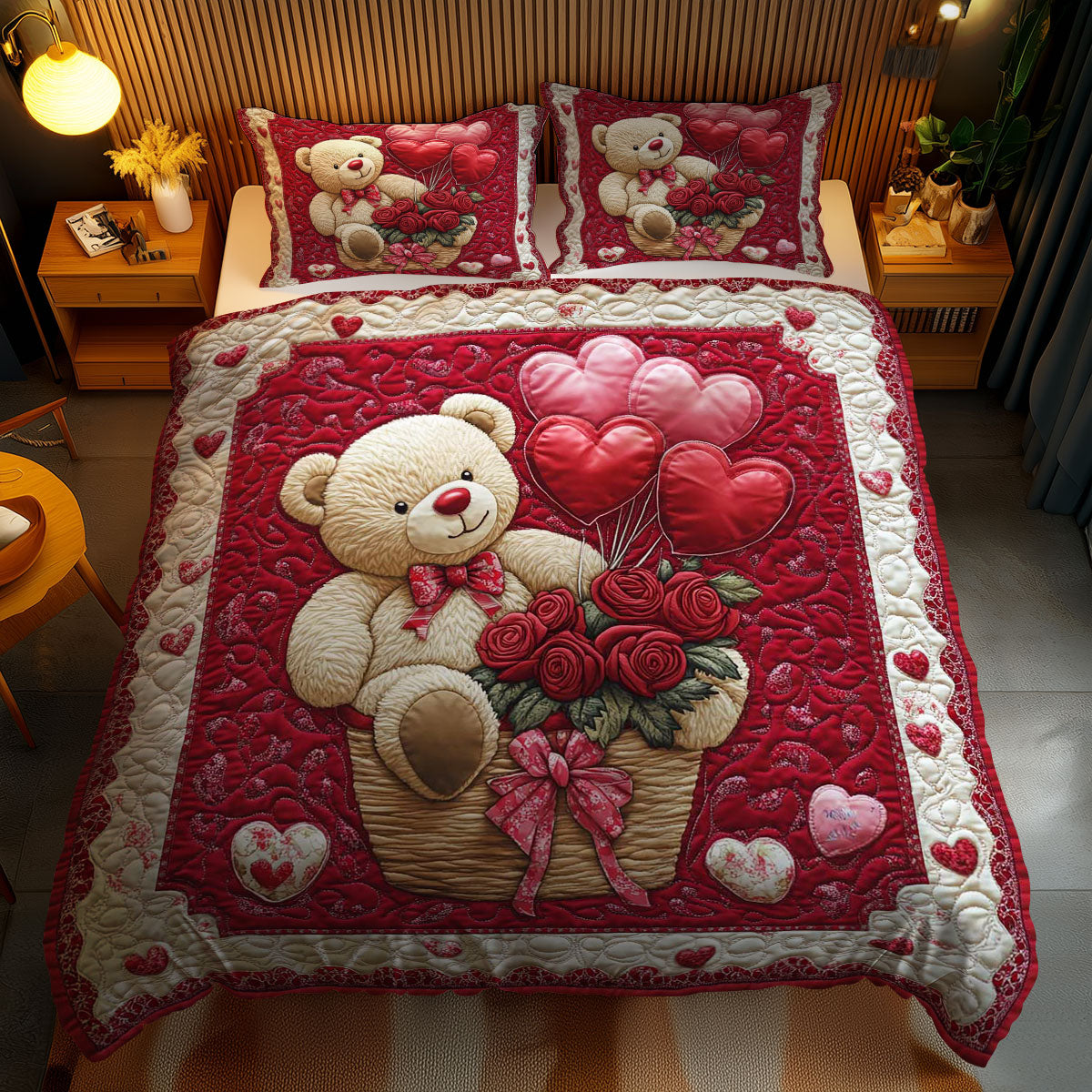 Sweetheart Bear WN0801103CL Duvet Cover Set