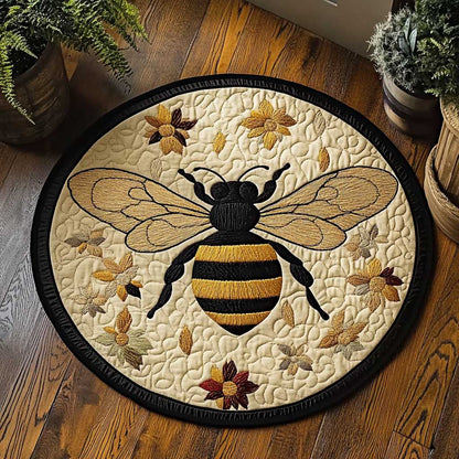 Sweet Bee WN2703076CL Quilted Round Mat