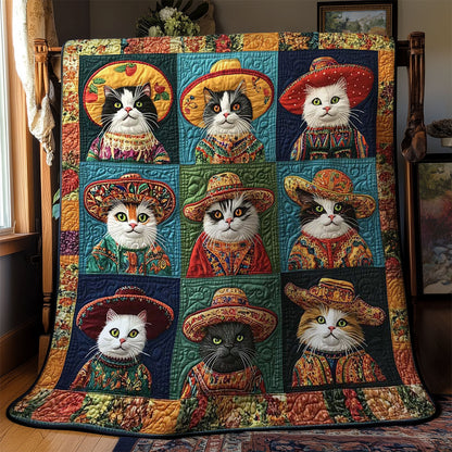 Mariachi Cats WN0302020CL Quilt