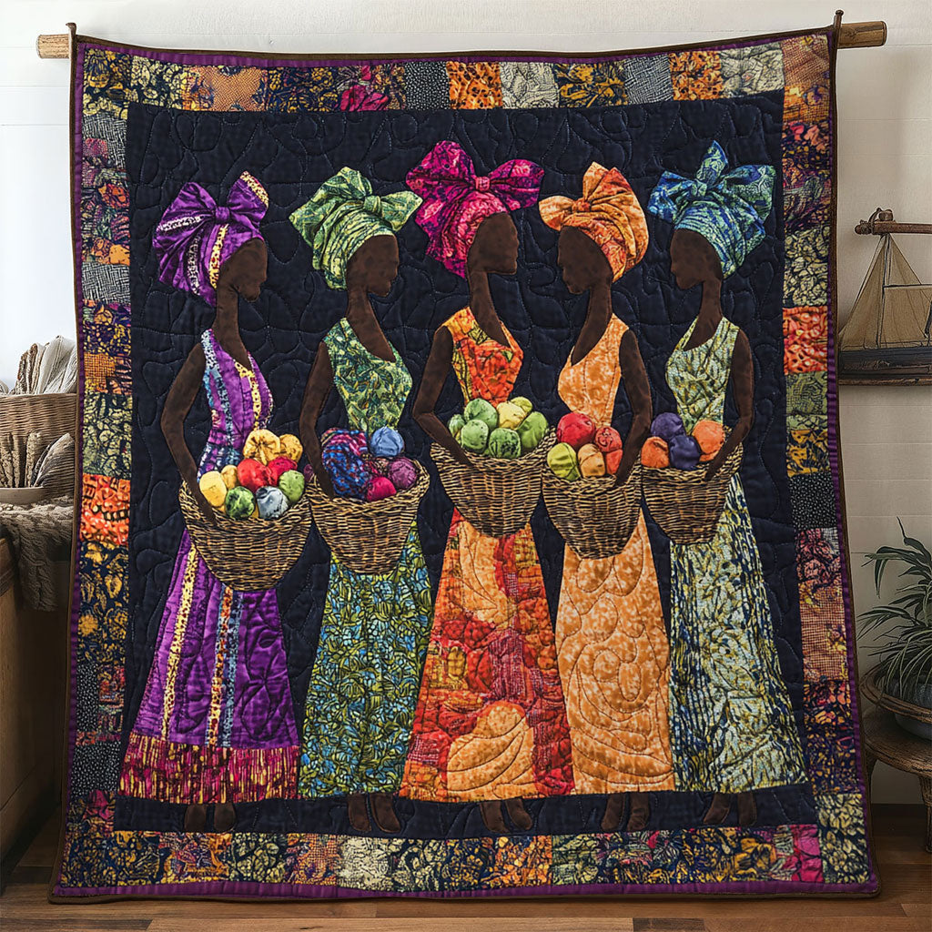 African Women Bounty WN0701003CL Quilt