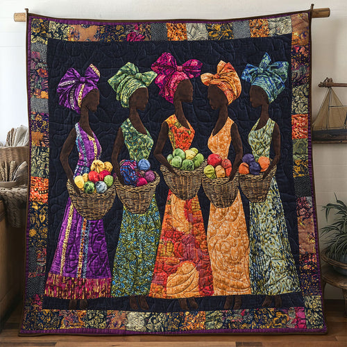 African Women Bounty WN0701003CL Quilt