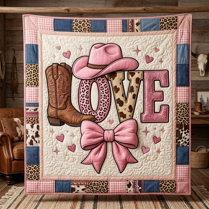 Western Pink Love WN0505028CL Quilt