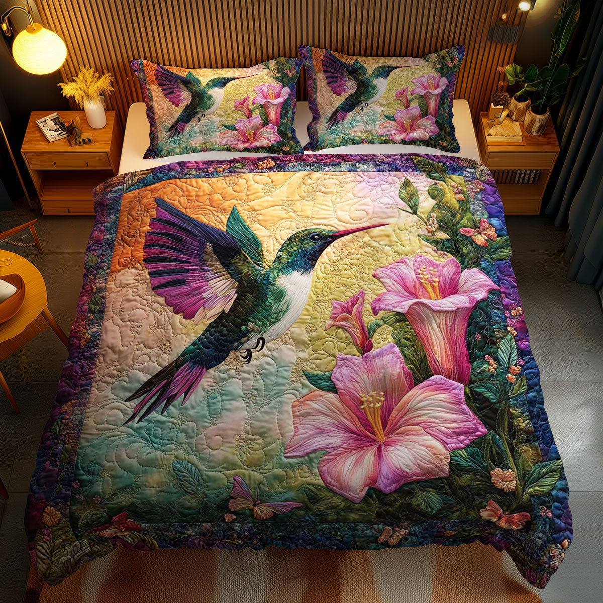 Hummingbird Serenade WN0802076CL Duvet Cover Set