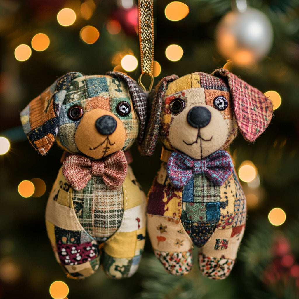 Dog Country Cottage WN0812022CL Christmas Ornament