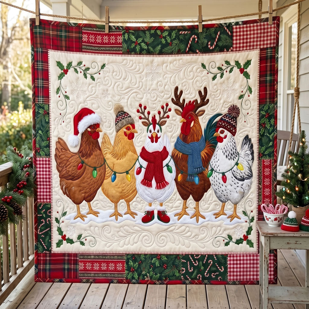 Christmas Coop Crew WN2706004CL Quilt