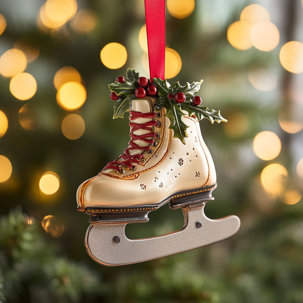Ice Skates Festive Glide WN2511026CL Christmas Ornament