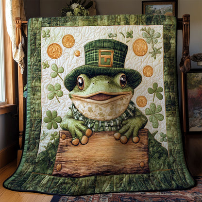 Leprechaun Frog WN0402056CL Quilt